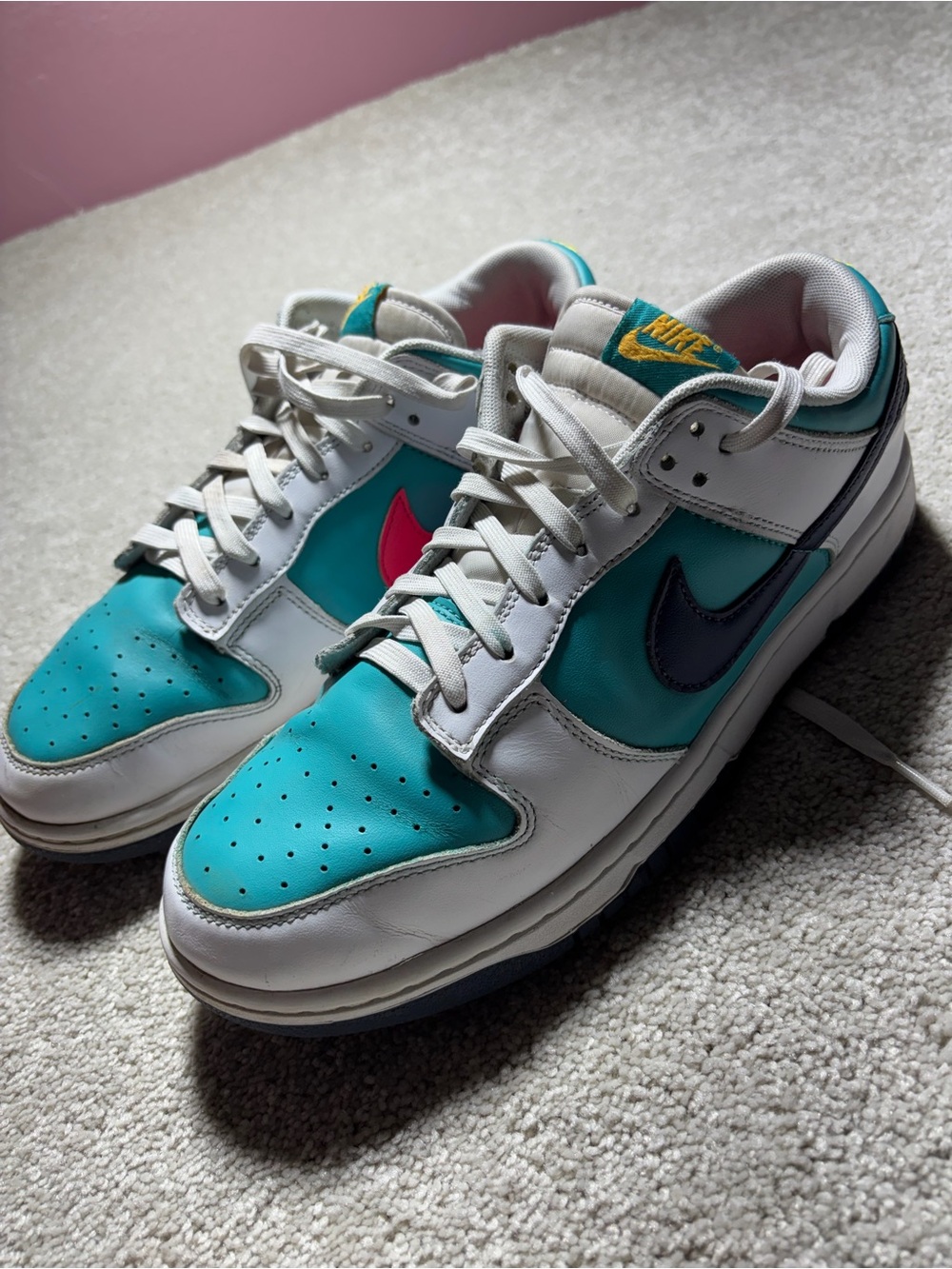 Nike Dunk Low Retro Dusty Cactus Thunder Blue HF4850-345 Men's Size 11
